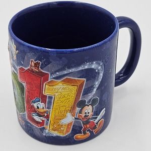 Walt Disney World Disney 3D Mug 2011 Mickey & Friends Blue Large Mug